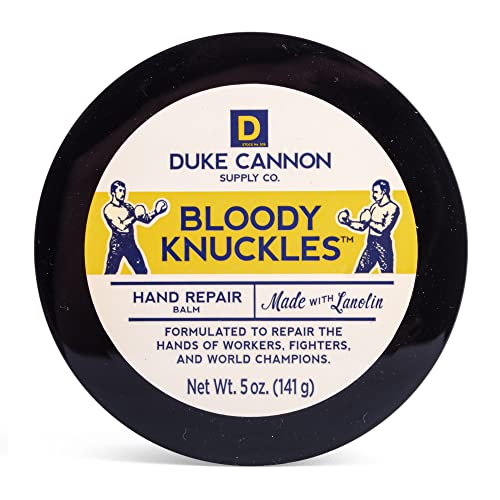 Duke Cannon Bloody Knuckles Hand Repair Balm - Intensive Moisturizer, Lanolin Formula - 1 Pack