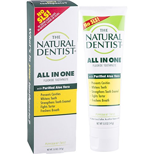 Natural Dentist All-In-One Toothpaste - Anticavity Formula, SLS-Free, Peppermint - 5oz, 3 Pack