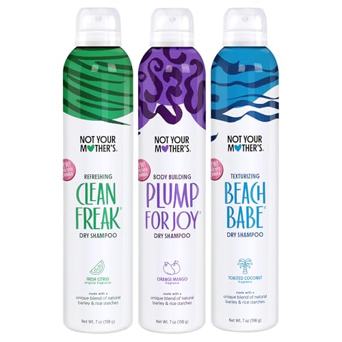 Not Your Mother's Dry Shampoo 3-Pack - Instant Oil Absorption, Vegan & Cruelty-Free - 7oz