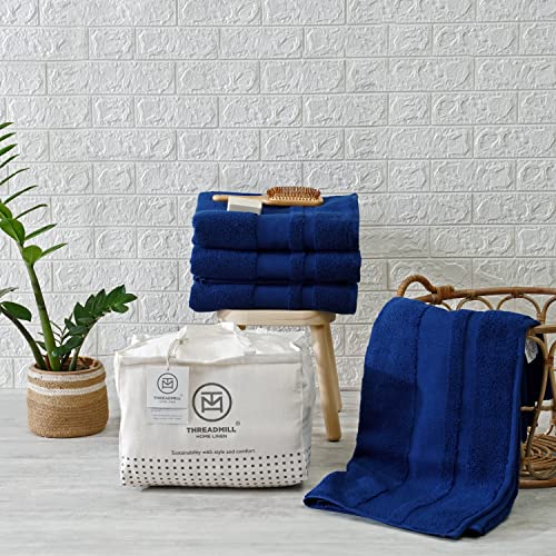 Threadmill Luxury Cotton Bath Towel Set - Ultra Soft, Quick Dry, OEKO-TEX Certified - 30" x 54"