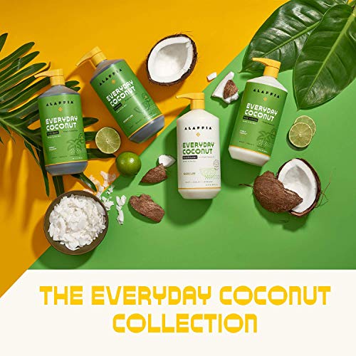 Alaffia EveryDay Coconut Body Lotion - Hydrating for Soft Skin, Fair-Trade Ingredients - 32 Fl Oz