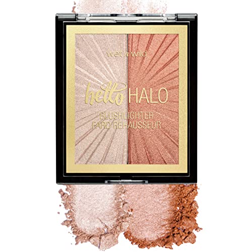 Wet n Wild Blushlighter Duo - Blendable Blush & Highlighter, Radiant Glow, Cruelty-Free - 0.21oz