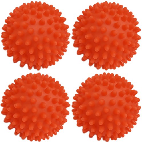 Black Duck Dryer Balls - Naturally Soften Fabrics, Reduce Static, Hypoallergenic - 4 Pack