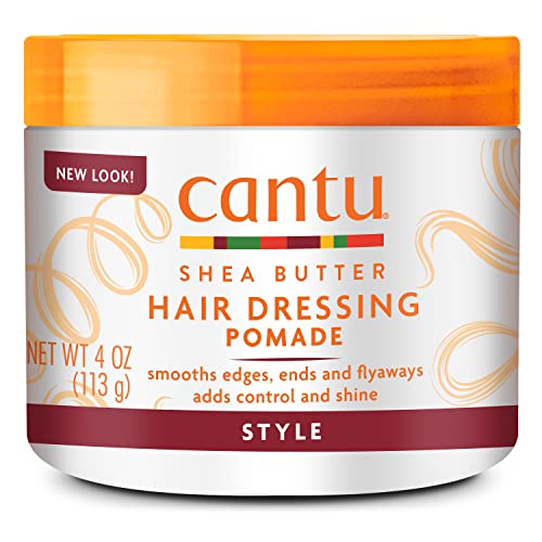 Cantu Hair Dressing Pomade - Defines Curls, Smooths Frizz, Moisturizing Formula - 4oz