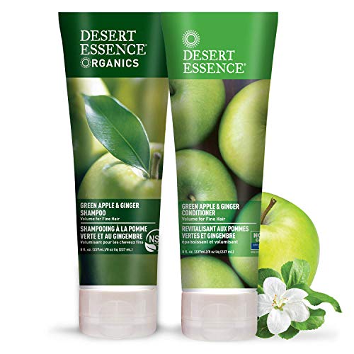 Desert Essence Shampoo & Conditioner Set - Volumizing & Deep Moisturizing, 8 Fl Oz Each