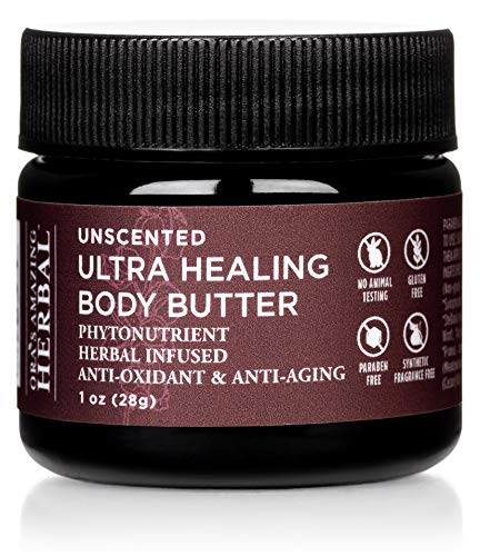 Ultra Healing Body Butter - Intensive Moisture for Dry Skin, Organic Fair Trade Shea - 8oz