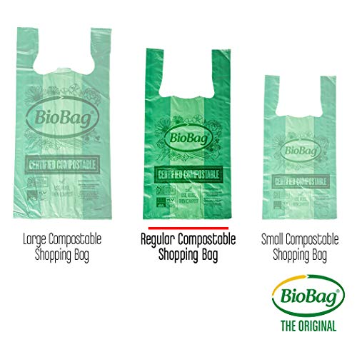 BioBag Compost Bags - 100% Certified Compostable, 12 lb Capacity, 500 Count, 16.1" x 19.7"