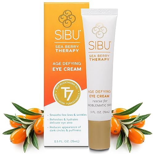 Sibu Age-Defying Eye Cream - Smooths Wrinkles, Reduces Puffiness, Organic Ingredients - 0.5 oz