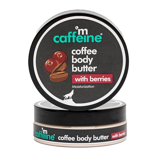 mCaffeine Body Butter - Deep Moisturization & Nourishing Care, Vitamin C Rich, 100g