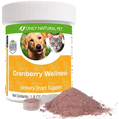 Only Natural Pet Cranberry Wellness Powder - Supports Urinary Health & Immune System - 110 Servings