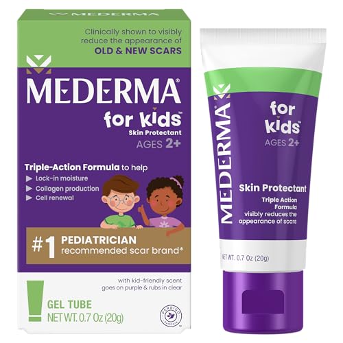 Mederma Scar Gel for Kids - Reduces Scars with Cepalin, Grape Scent, 0.70 Oz