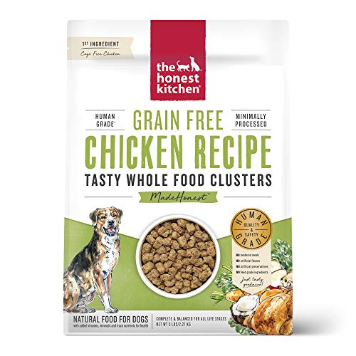 The Honest Kitchen Grain Free Chicken Dry Dog Food - Human Grade, Premium Nutrition - 5 lb