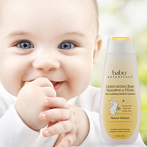 Babo Botanicals Baby Moisturizing Cream - Nourishes Sensitive Skin, Vegan - 4oz