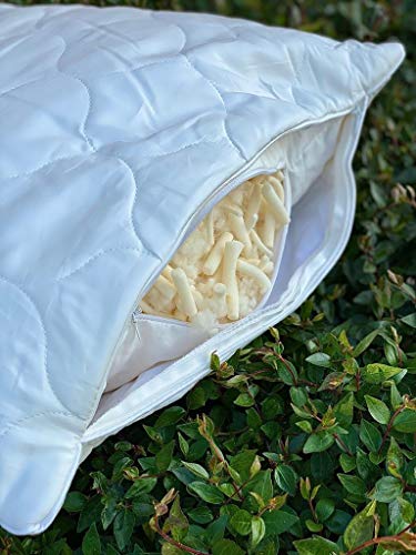 Sleep & Beyond myLatex Adjustable Latex & Wool Pillow - Custom Comfort, Hypoallergenic - King 20x36