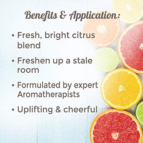 Plant Therapy Citrus Burst Essential Oil Blend - Uplifting Aroma, 100% Pure - 10 mL