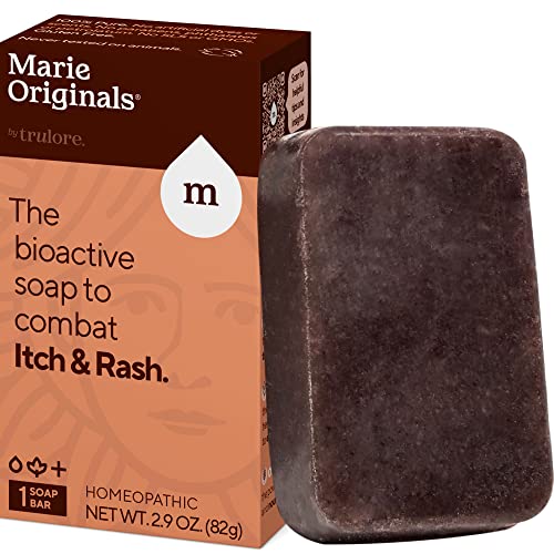 Marie Originals Body Soap - Natural Relief for Itchy Skin, Gentle Ingredients - 4oz Bar