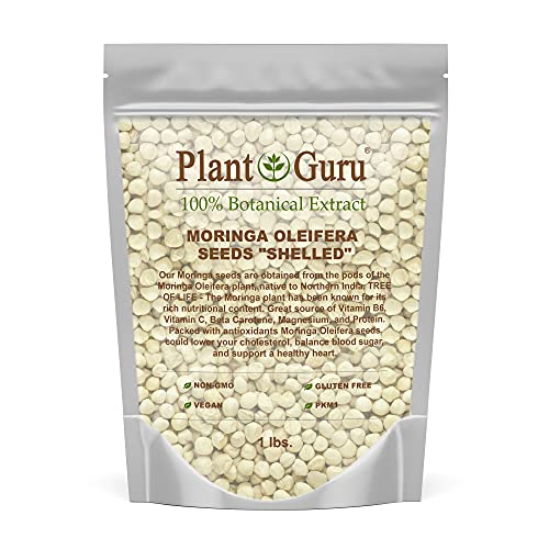 Moringa Supplement Seeds - Nutrient-Rich Snack, Non-GMO, 16oz PKM1 Variety, 2000-2400 Seeds