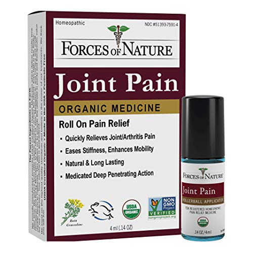 Forces of Nature Joint & Muscle Pain Relief - Alleviates Stiffness, Organic Ingredients - 4ml