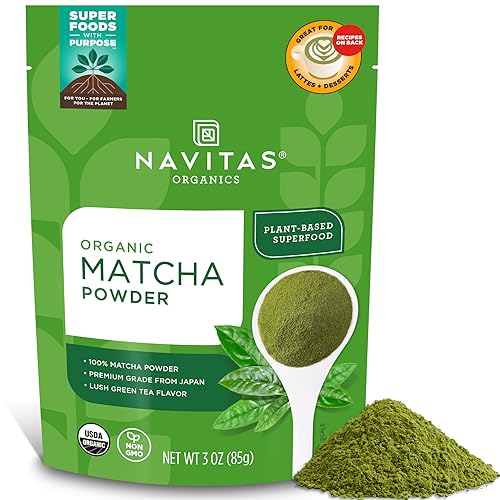 Navitas Organics Matcha Powder - Culinary Grade, Antioxidant-Rich, Organic - 3 oz, 85 Servings