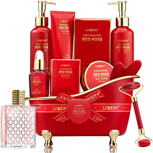 Luxurious Bath and Body Set - Relaxation & Pampering Gifts, Cruelty-Free Ingredients - 11 Pieces