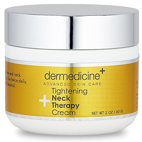 Dermedicine Neck Cream - Tightens & Firms Skin, Hydrating Anti-Aging Formula - 2fl oz