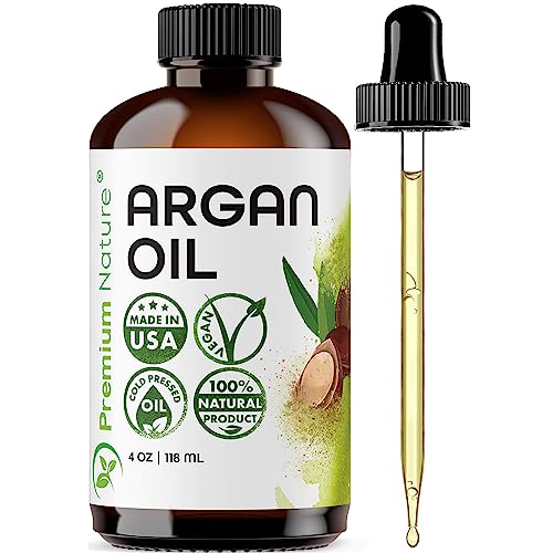 Premium Nature Argan Oil - Nourishing Hair Growth & Hydration for Dry, Damaged Hair - 4oz