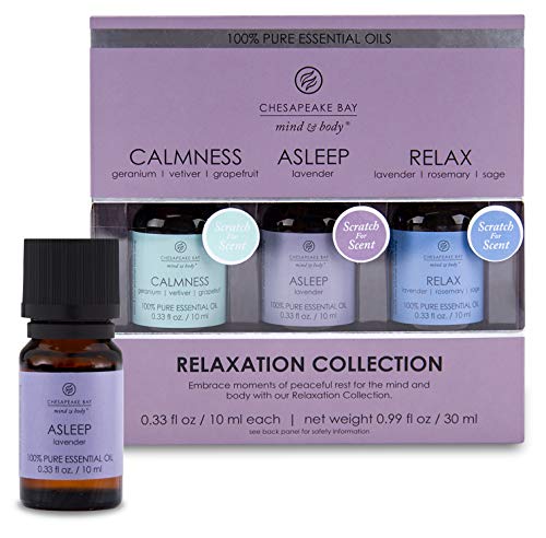 Chesapeake Bay Candle Essential Oil Set - Promotes Relaxation, 100% Pure Oils - 3-Pack