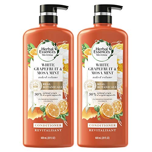 Herbal Essences Volumizing Conditioner - Light Hydration, Natural Botanicals - Twin Pack, 20 fl oz