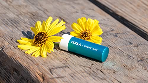 COOLA Organic Liplux Lip Balm SPF 30 - Nourishing & Water Resistant, Vanilla Peppermint - 0.15 Oz