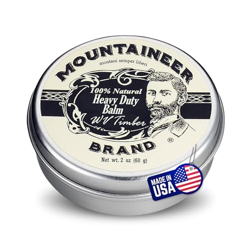 Mountaineer Brand Beard Balm - Nourishing Conditioning for Tamed Beards, Timber Scent - 2oz