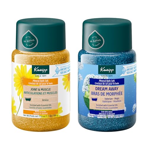 Kneipp Bath & Body Gift Set - Relieve Aches with Arnica & Relax with Valerian - 2x17.6oz