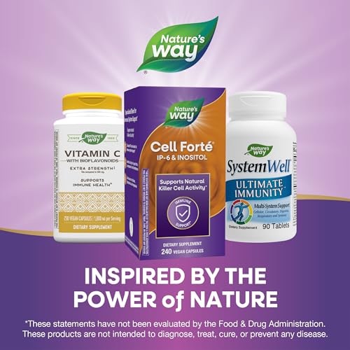 Nature's Way Immune Defense Supplement - Supports Natural Killer Cell Activity, Vegan - 240 Capsules