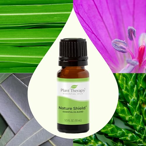 Plant Therapy Nature Shield Essential Oil Blend - Repels Outdoor Pests, 100% Pure - 10 mL