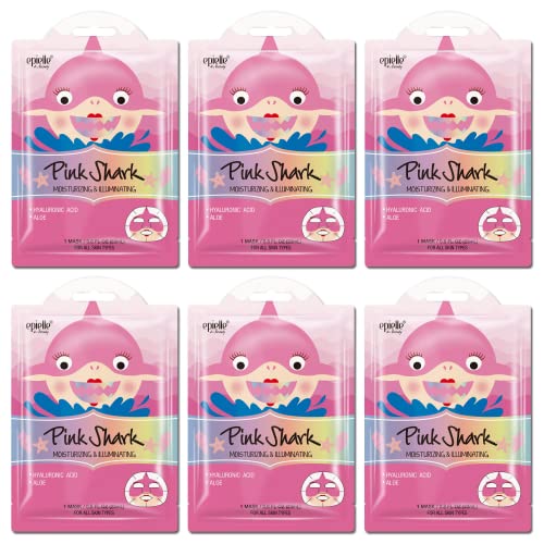 Epielle Face Mask - Hydrating Floral Essence for Radiant Skin, Vegan & Cruelty-Free - 6pk