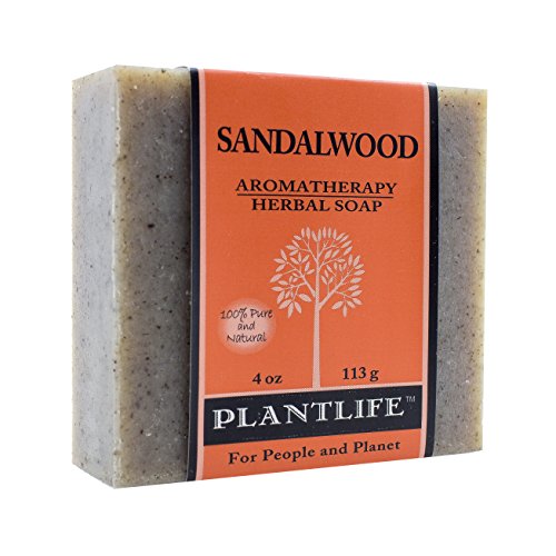 Plantlife Sandalwood Bar Soap - Moisturizing, Handcrafted with Plant-Based Ingredients - 4oz