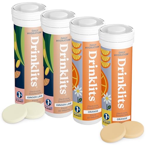 Drinklits Hydration Powder Pack - Sugar-Free Electrolytes, Natural Flavors - 40 Servings