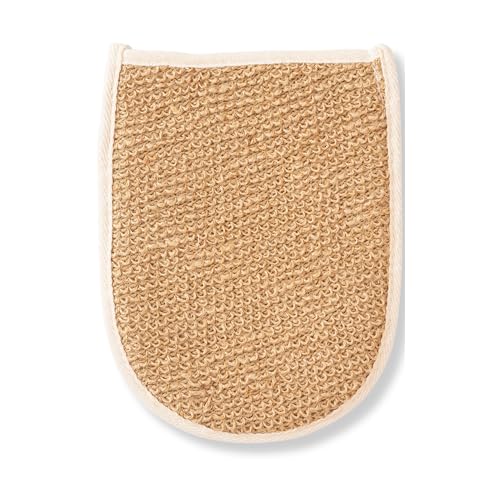 Eco Bath London Natural Ramie Bath Mitt - Gentle Exfoliation, Biodegradable - Smooth Skin