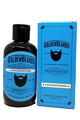 Golden Beards Organic Beard Conditioner - Moisturizes & Soothes Itchy Skin - 100ml