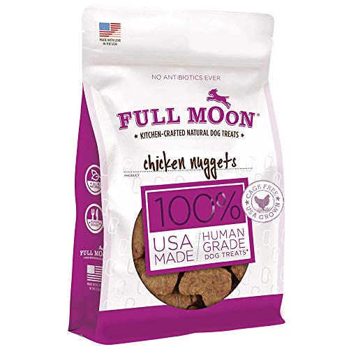 Full Moon Dog Treats - Human-Grade Chicken Nuggets, All Natural, 12oz Made in USA