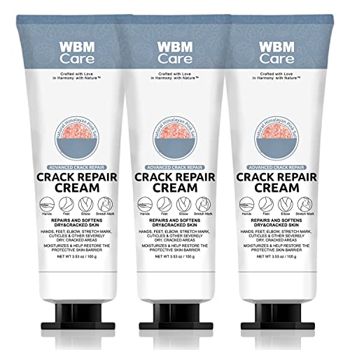 WBM Care Moisturizer - Deep Hydration, Allantoin Rich, Heals Dry Skin - 3.53 Oz (Pack of 3)