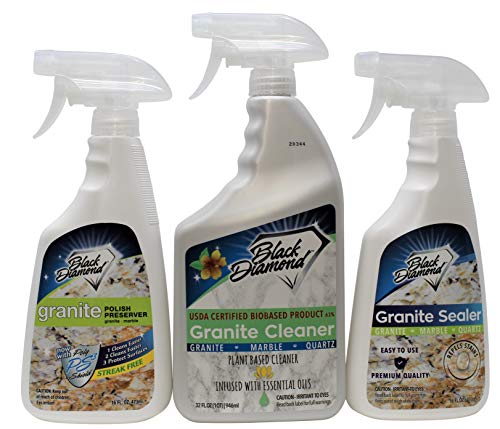 Black Diamond Stoneworks All Purpose Cleaner - Streak-Free Shine & Stain Protection - 16oz