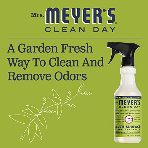 Mrs. Meyer's All-Purpose Cleaner - Dirt Remover, Fresh Lemon Verbena Scent - 16 fl. oz, Pack of 3