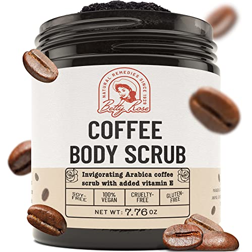 Coffee Body Scrub - Antioxidant-Rich Exfoliant for Radiant Skin, Vegan & Cruelty-Free - 10oz