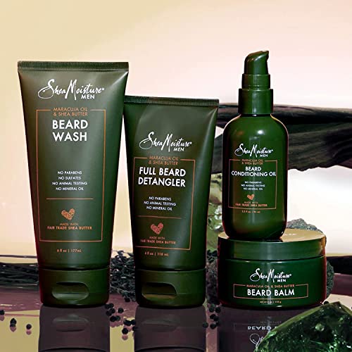 SheaMoisture Men's Grooming Set - Nourishing Beard Care, Natural Ingredients & Hydration - 4pc