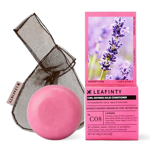 Leafinty Conditioner Bar - Hydrating for Curly & Kinky Hair, Natural Ingredients - 100g