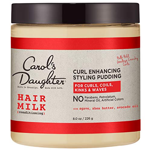 Carol’s Daughter Hair Milk Styling Pudding - Defines Curls, Hydrates with Agave & Avocado - 8oz