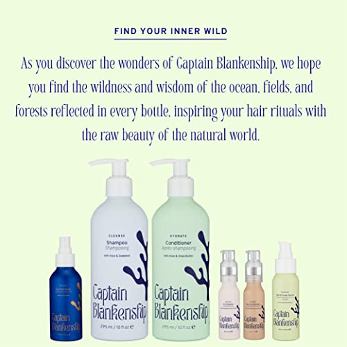 Captain Blankenship Hydrate Conditioner - Moisturizes & Softens, Organic Ingredients - 10 Fl Oz