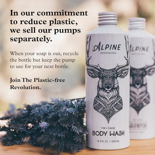 ALPINE PROVISIONS Cedar & Sandalwood Body Wash - Nourishing, Vegan, Sulfate-Free - 16.9 fl oz