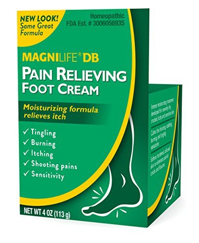 MagniLife Foot Cream - Relieves Burning & Tingling, Moisturizes Sensitive Skin - 4oz Jar