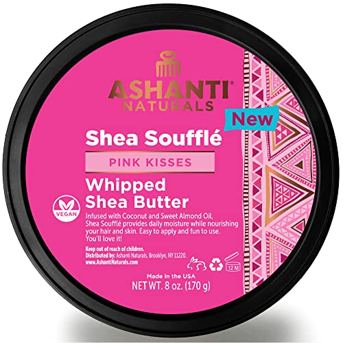 Ashanti Naturals Body Butter - Nourishing Whipped Shea with Coconut & Almond Oil - 8 oz